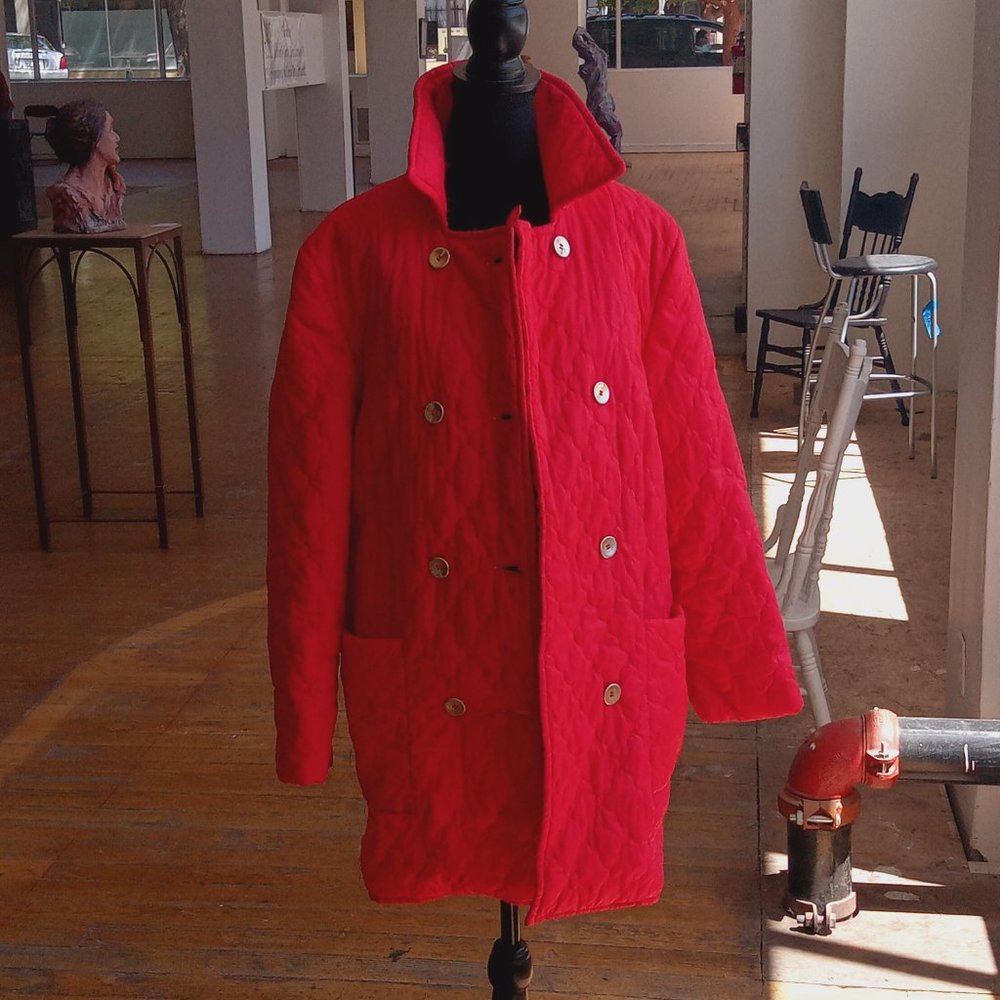 70s Vintage quilted jacket - Picture 4 of 5